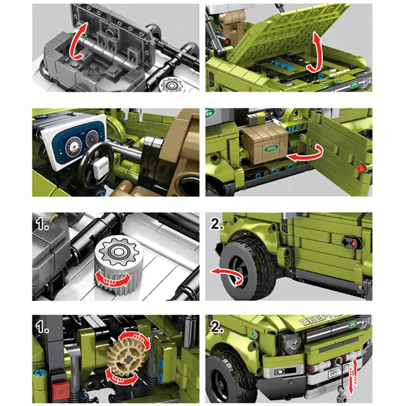 LAND ROVER DEFENDER | 1286PCS