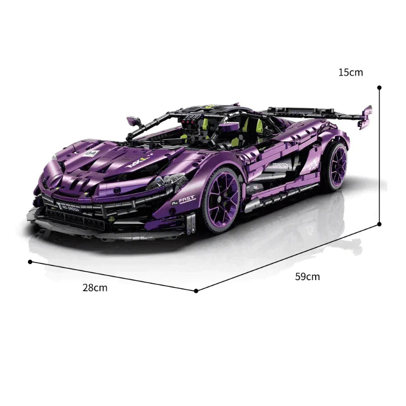 THE ULTIMATE SATIN PURPLE WIDOWMAKER | 3568PCS