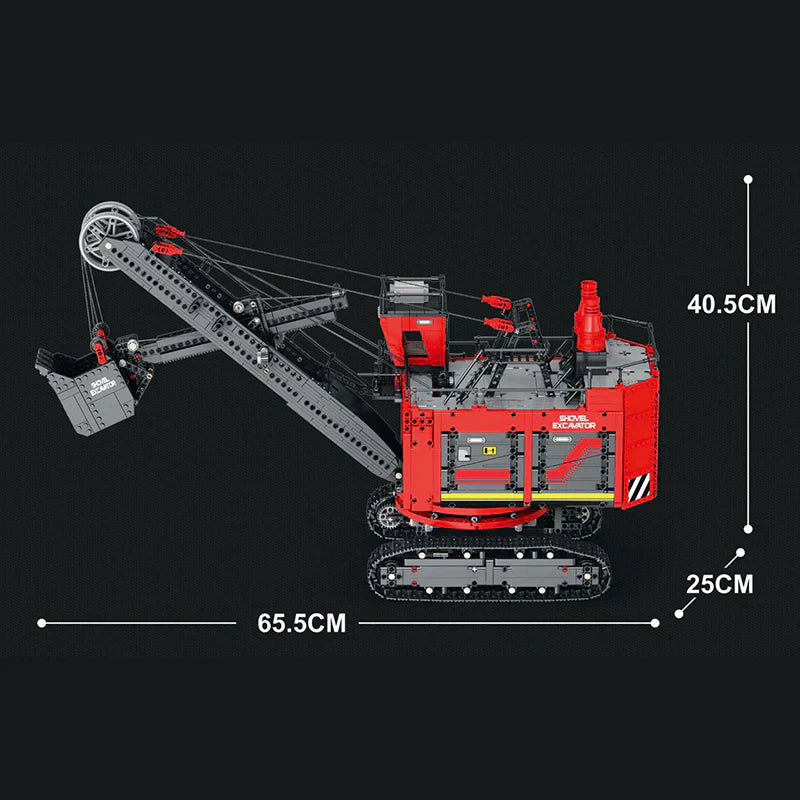 REMOTE CONTROLLED ROPE SHOVEL | 2968PCS