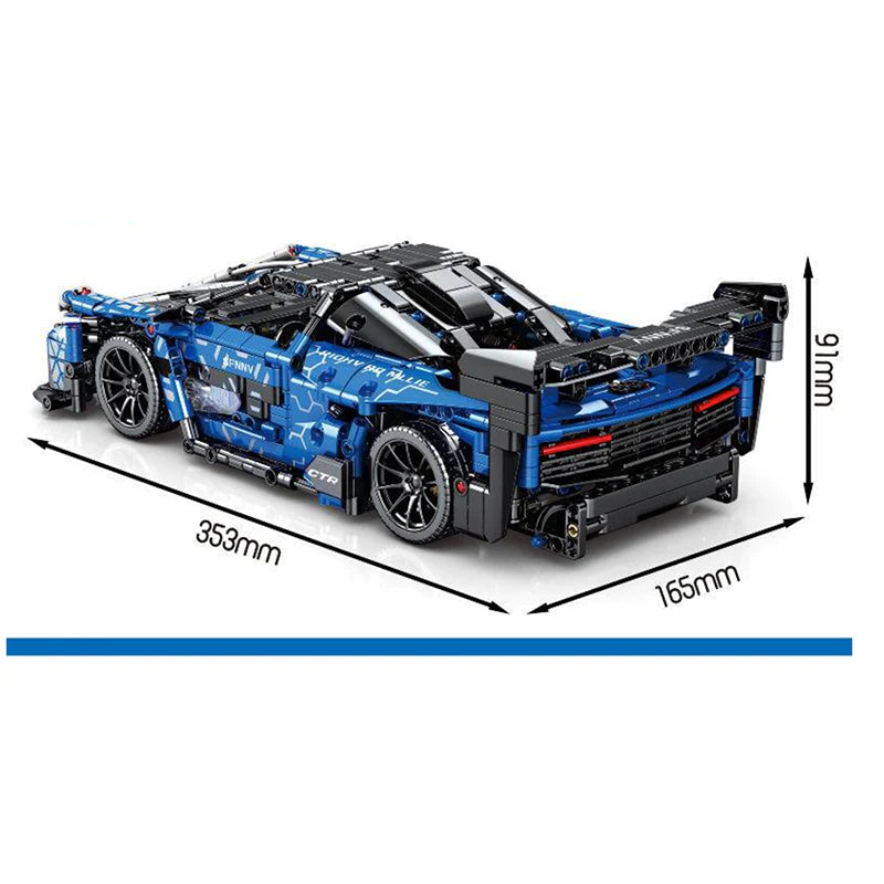 REMOTE CONTROLLED BRITISH HYPERCAR | 1404PCS