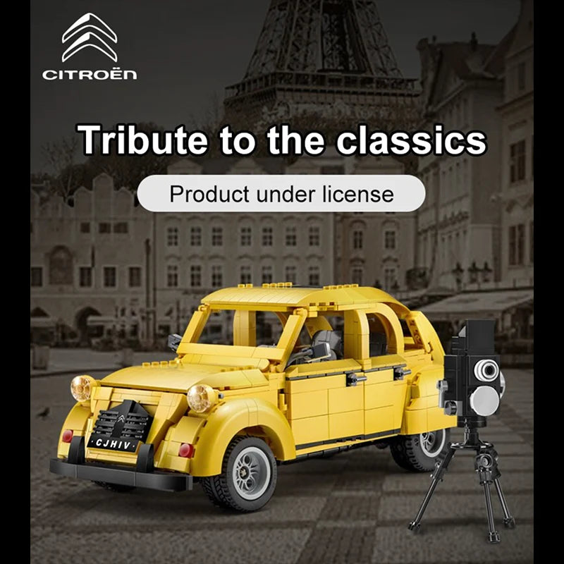 REMOTE CONTROLLED CITROEN 2CV | 1238PCS