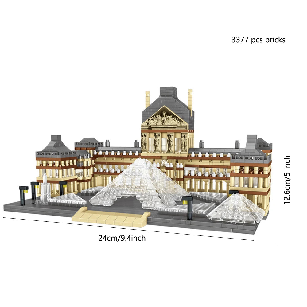 Louvre Paris  | 3377 PCS