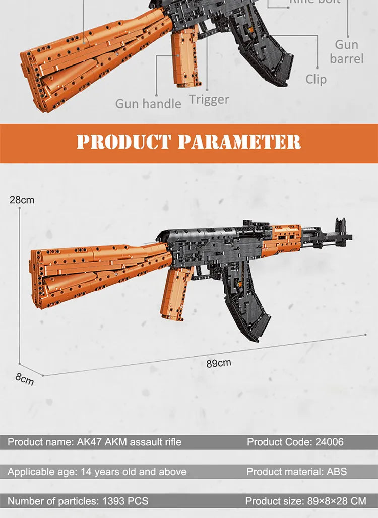 AK47 Rifle | 1396 PCS